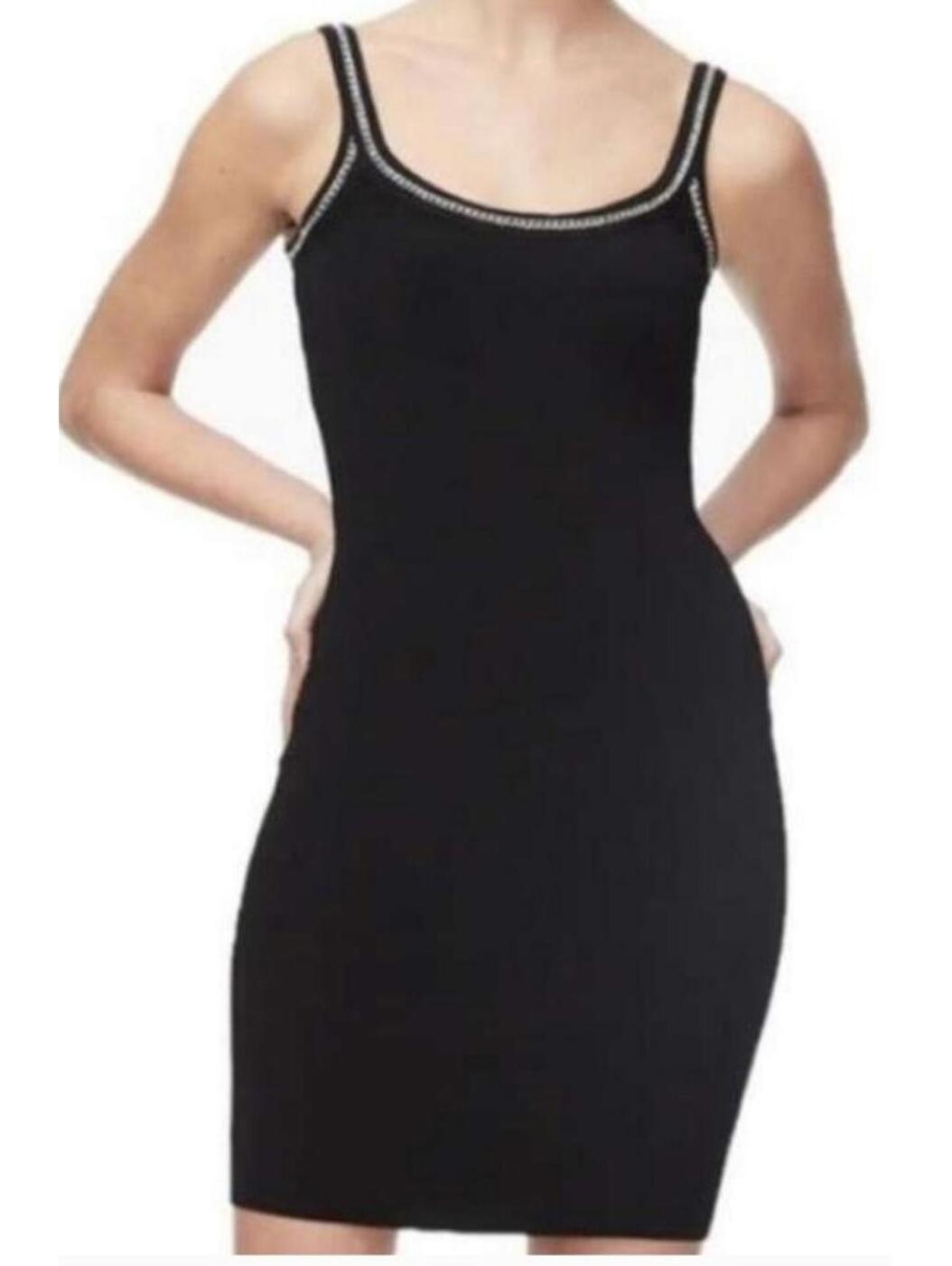 Good American Chain Link Dress Size 6 (Xxl) Bnwt Retail $179 Black